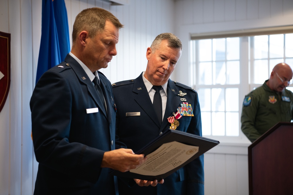 Leaders, Family Gather During Col. Doughty Retirement Ceremony