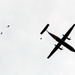 Members of the U.S. Army Parachute Team perform a demonstration jump into Nissan Stadium Sunday, November 17th, 2024.