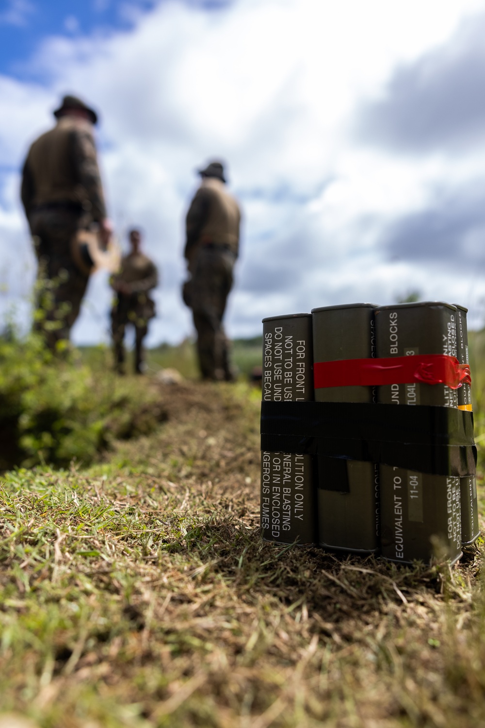 Marines participate in joint EOD range