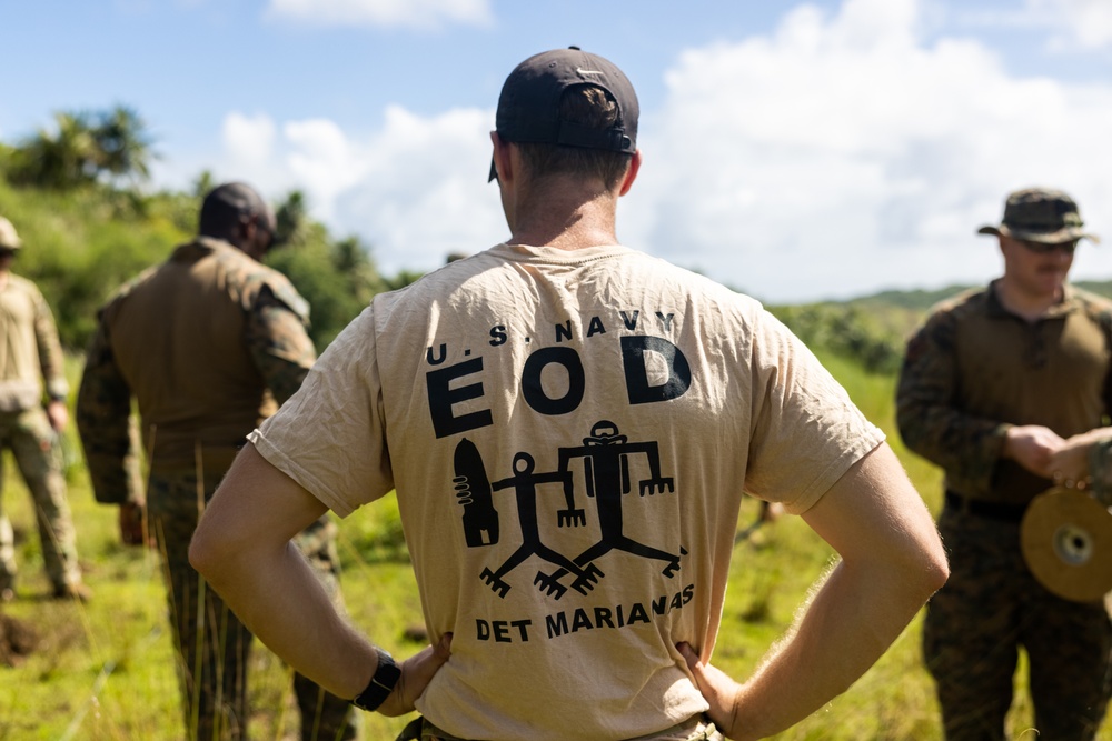 Camp Blaz Marines conduct joint EOD range