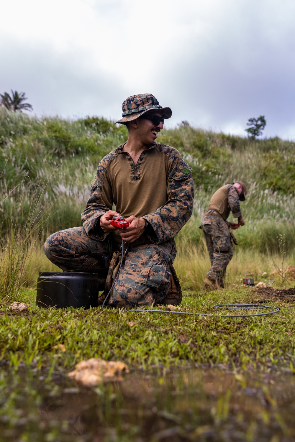 Marines participate in joint EOD range