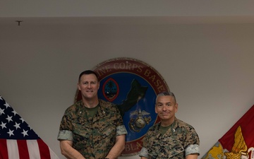 Col. Paul B. Bock visits Camp Blaz