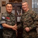 Brig. Gen. Kevin Collins Meeting with ROK Marine Col. Choong Hyo Yang