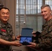 Brig. Gen. Kevin Collins Meeting with ROK Marine Col. Choong Hyo Yang