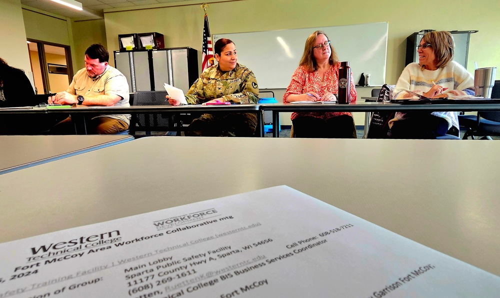 Fort McCoy officials take part in Workforce Collaborative Meeting