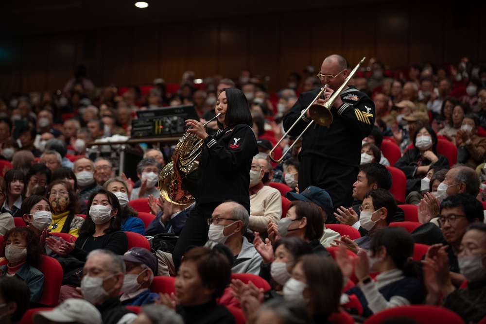 7th Fleet Band Performs at Yokosuka City Culture Hall