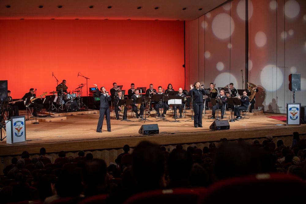 7th Fleet Band Performs at Yokosuka City Culture Hall