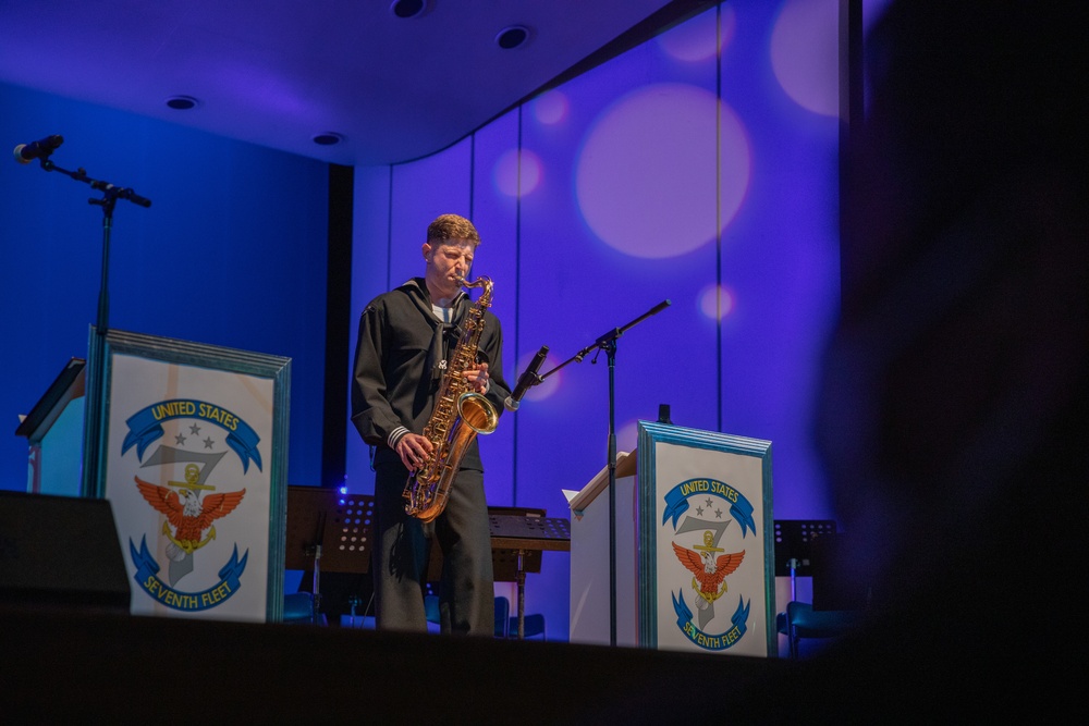 7th Fleet Band Performs at Yokosuka City Culture Hall