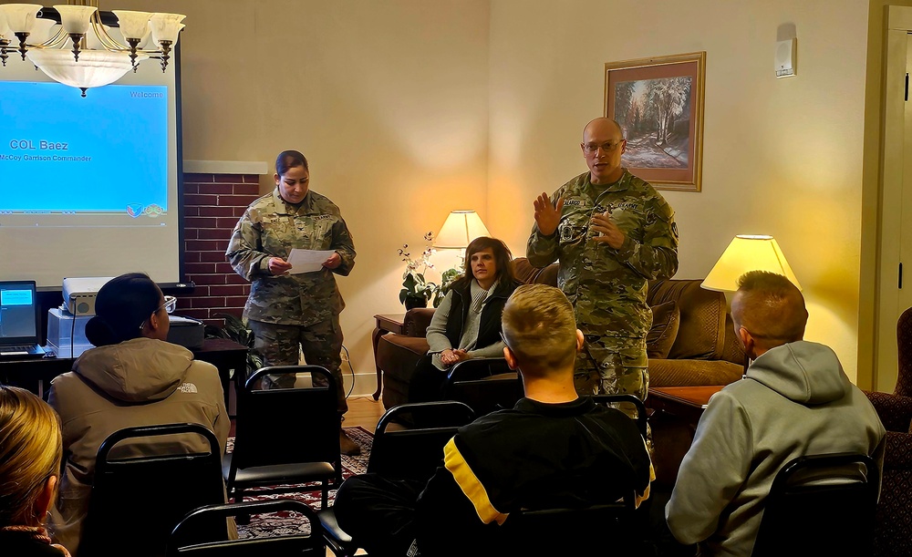 Fort McCoy holds November 2024 housing town hall meeting for installation residents