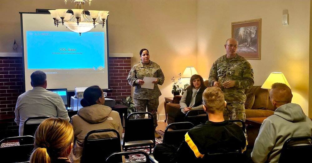 Fort McCoy holds November 2024 housing town hall meeting for installation residents