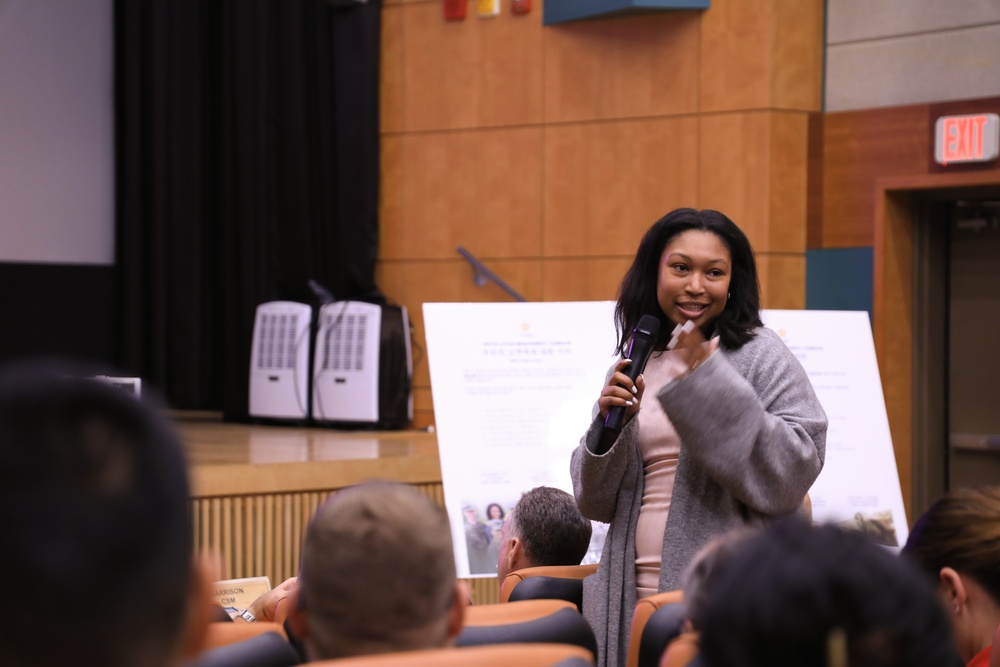 U.S. Army Garrison Casey hosts Town Hall