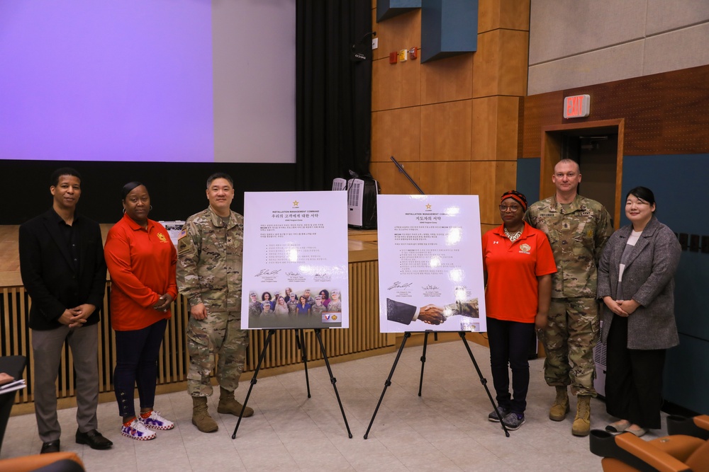 U.S. Army Garrison Casey hosts Town Hall