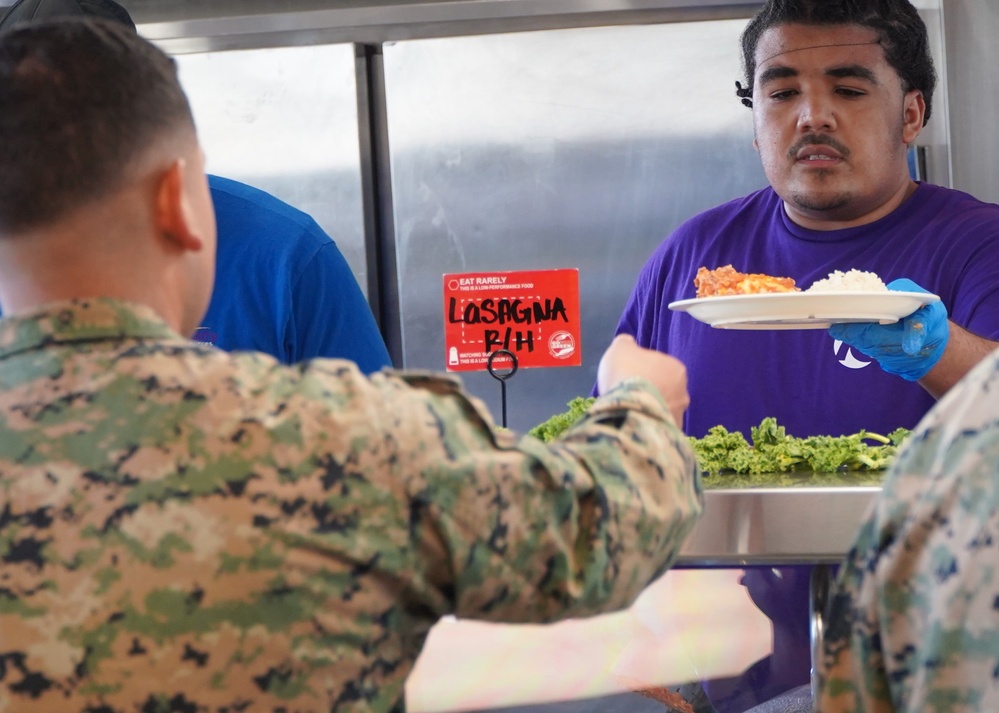 NWS Yorktown's Scudder Hall Galley celebrates Marine Corps' 249th Birthday