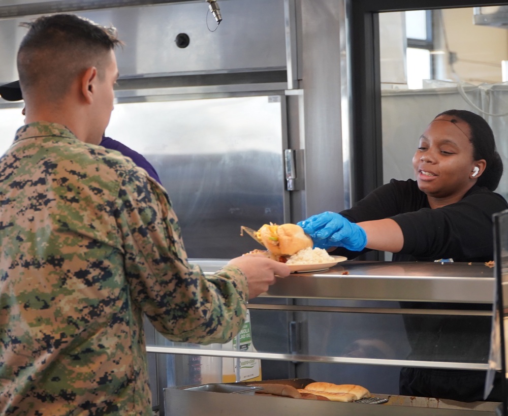 NWS Yorktown's Scudder Hall Galley celebrates Marine Corps' 249th Birthday