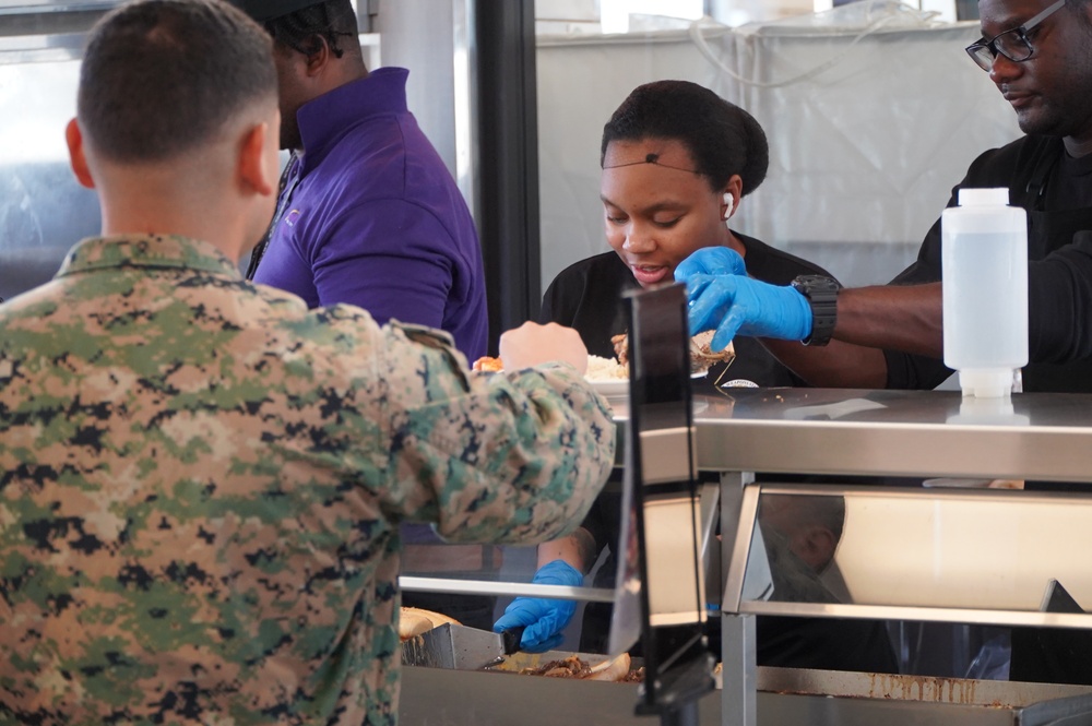 NWS Yorktown's Scudder Hall Galley celebrates Marine Corps' 249th Birthday