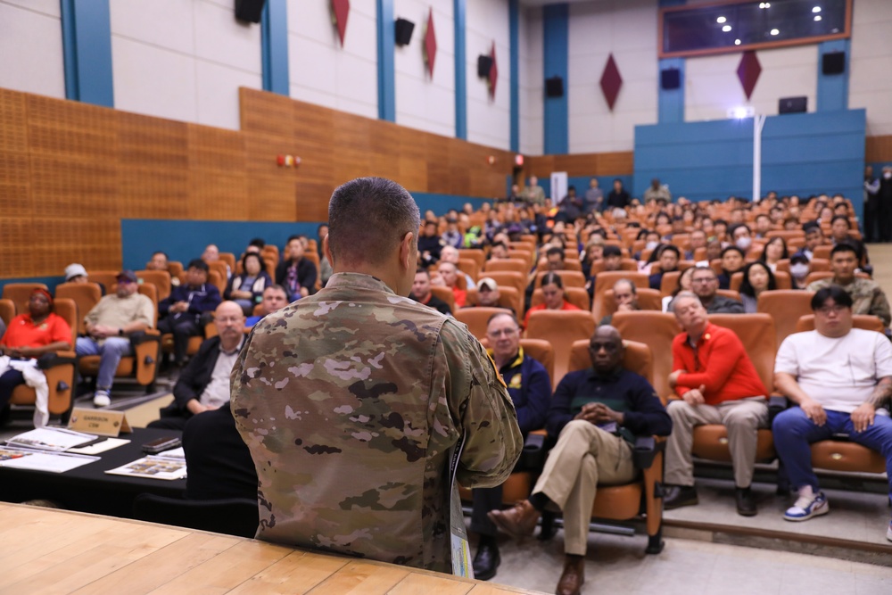 U.S. Army Garrison Casey hosts Town Hall