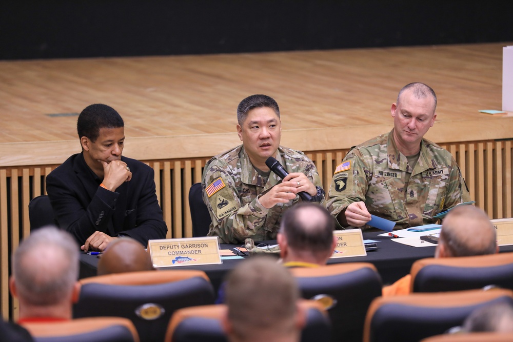 U.S. Army Garrison Casey hosts Town Hall