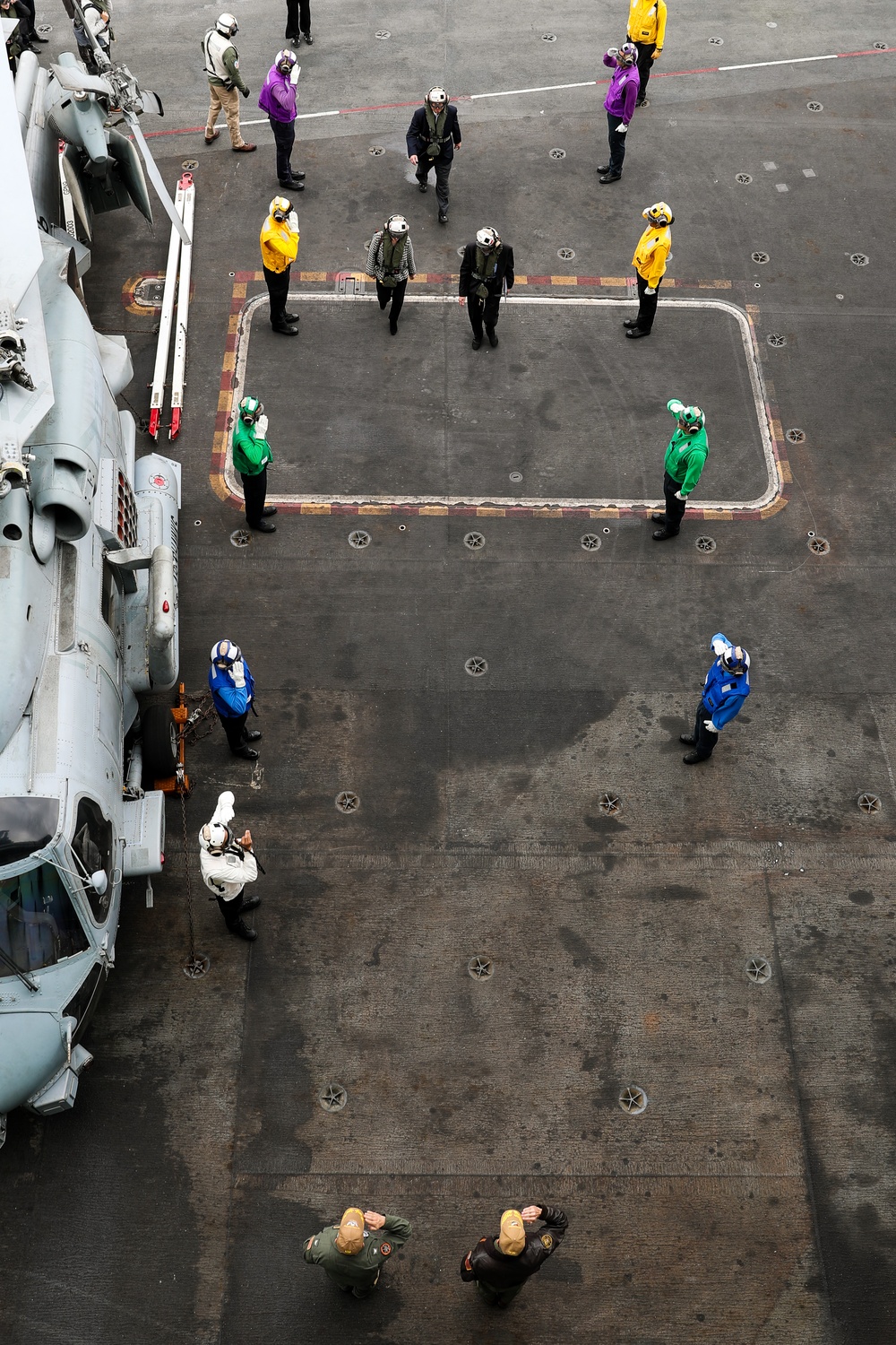 U.S. Embassy to Japan Deputy Chief of Mission, Ministry of Foreign Affairs and Ministry of Defense Officials Embark Aboard USS George Washington