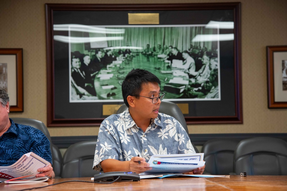 U.S. INDOPACOM Representatives, Federated States of Micronesia Hold Joint Committee Meeting