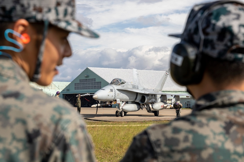 KS 25 | VMFA-312 arrives at Komatsu Air Base for Keen Sword 25