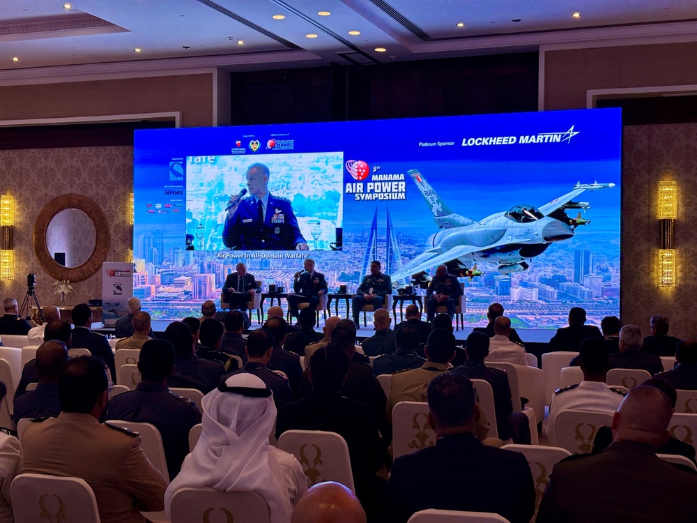 AFCENT Commander, Allies, Partners, speaks at Manama Airpower Symposium