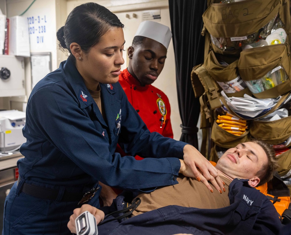 USS Preble (DDG 88) Medical Training