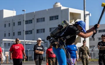 U.S. Marine spouses spend a day in their partners' boots in Japan