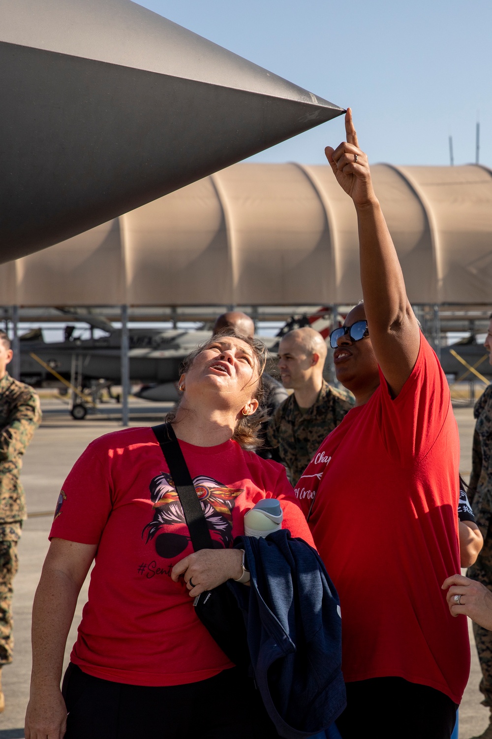 U.S. Marine spouses spend a day in their partners' boots in Japan