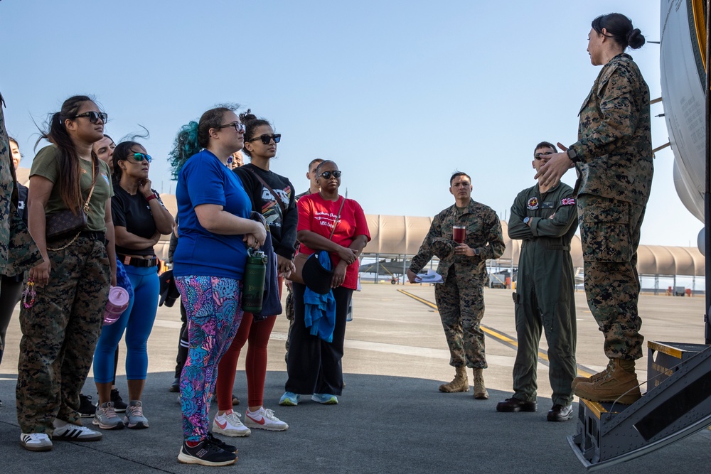 U.S. Marine spouses spend a day in their partners' boots in Japan