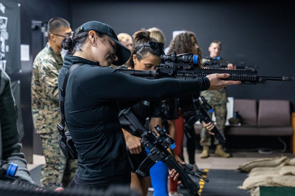 U.S. Marine spouses spend a day in their partners' boots in Japan