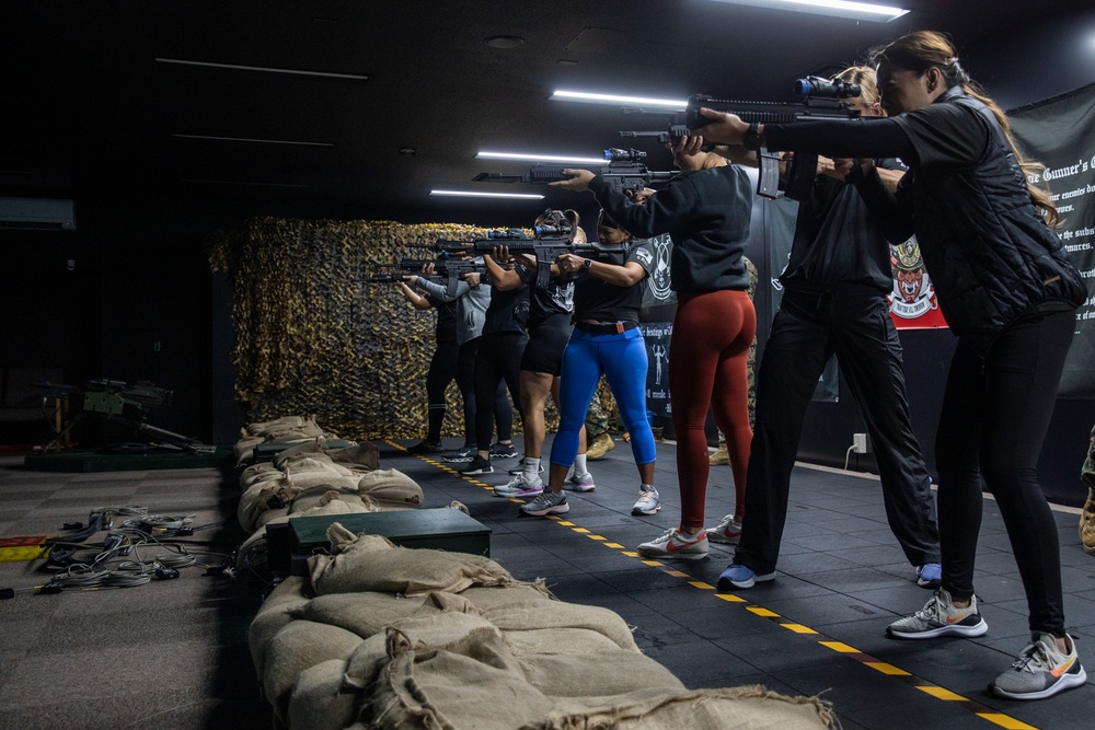 U.S. Marine spouses spend a day in their partners' boots in Japan