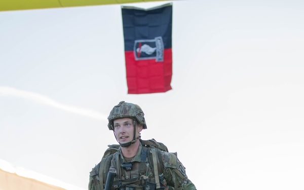Soldiers conduct 12-mile ruck march for Expert Infantry Badge