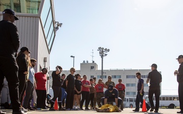 U.S. Marine spouses spend a day in their partners' boots in Japan