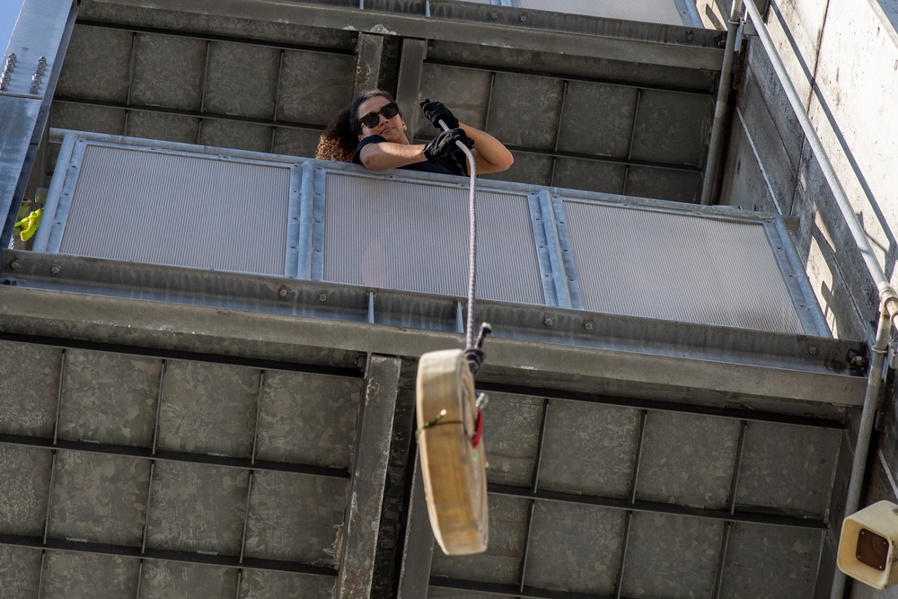 U.S. Marine spouses spend a day in their partners' boots in Japan