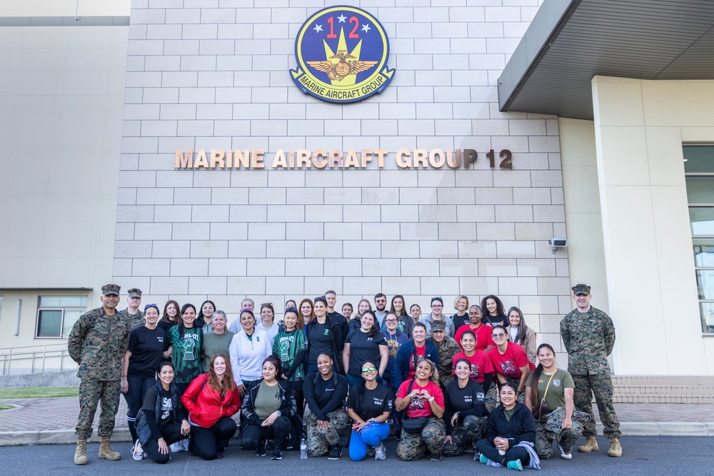 U.S. Marine spouses spend a day in their partners' boots in Japan