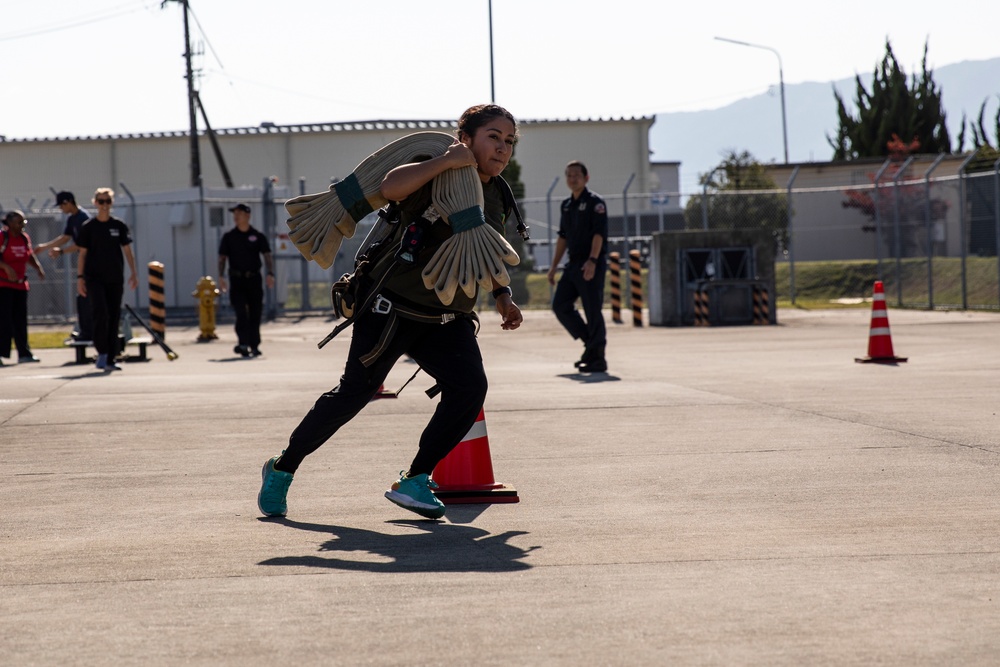 U.S. Marine spouses spend a day in their partners' boots in Japan