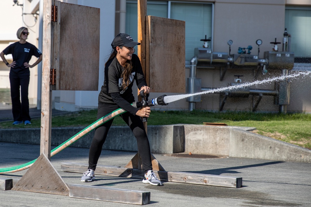 U.S. Marine spouses spend a day in their partners' boots in Japan