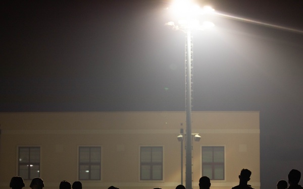 Soldiers conduct 12-mile ruck march for Expert Infantry Badge
