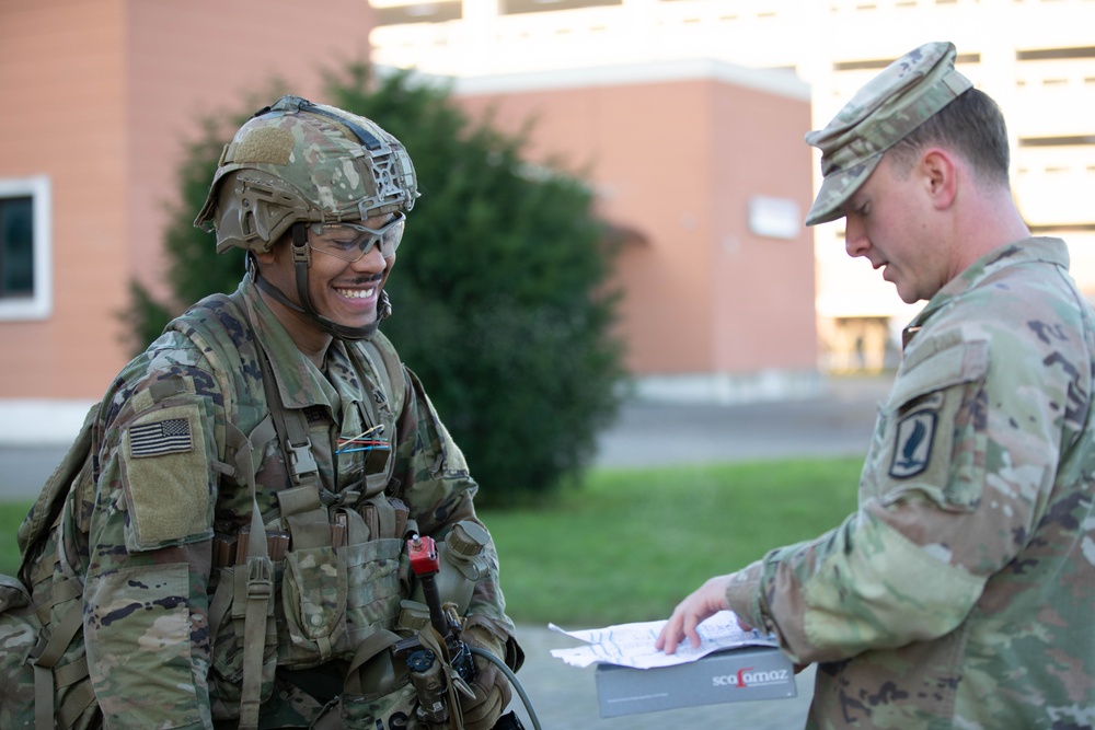 Soldiers conduct 12-mile ruck march for Expert Infantry Badge