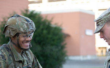 Soldiers conduct 12-mile ruck march for Expert Infantry Badge