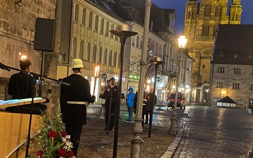 German Volkstrauertag Ceremony Ansbach
