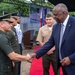 Secretary Austin meets with U.S., Philippine Service Members