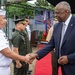 Secretary Austin meets with U.S., Philippine Service Members