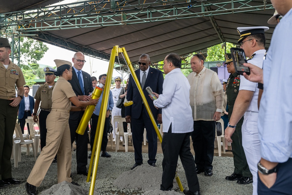 Secretary Austin, Secretary Teodoro participate in CCC Groundbreaking