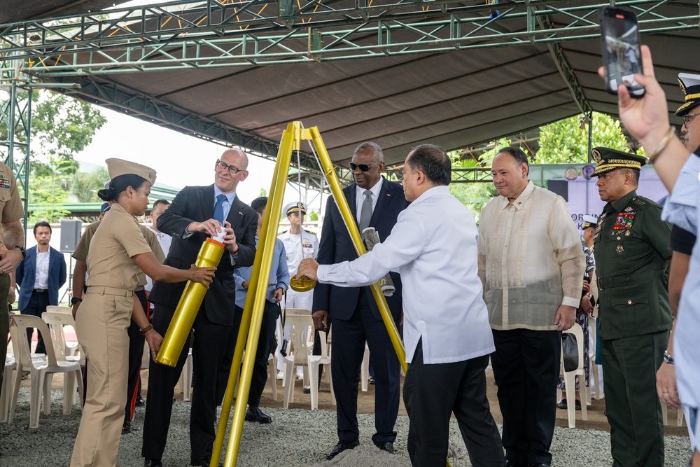 Secretary Austin, Secretary Teodoro participate in CCC Groundbreaking