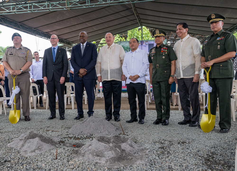 Secretary Austin, Secretary Teodoro participate in CCC Groundbreaking