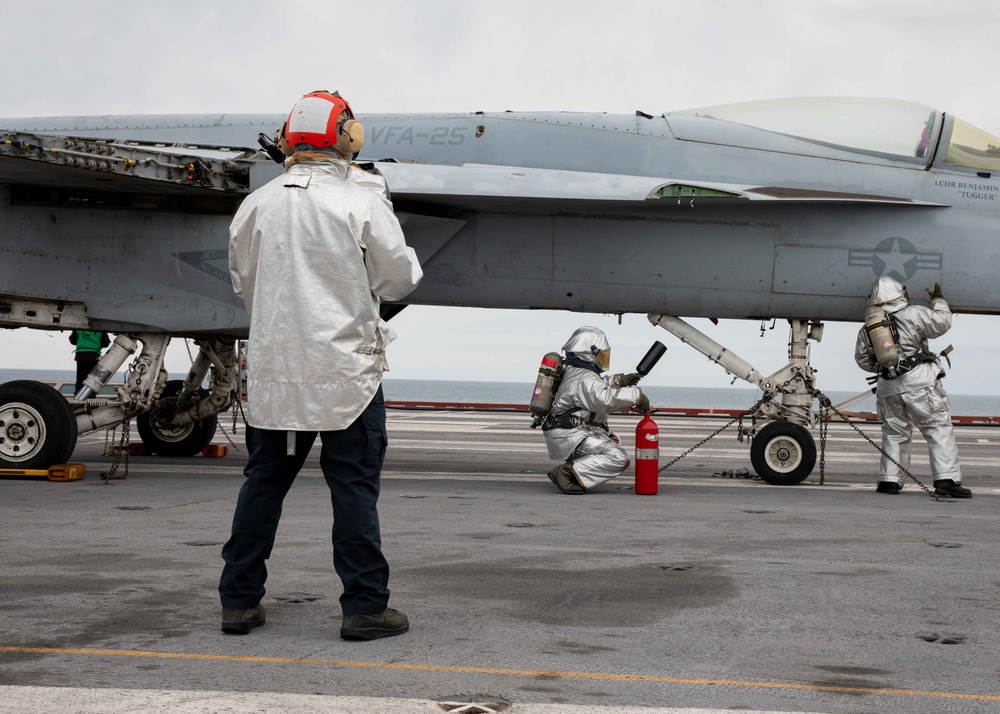 Daily Operations Aboard USS George H.W. Bush (CVN 77)