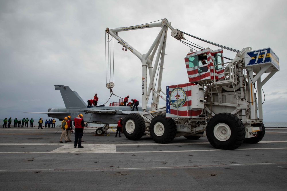 Daily Operations Aboard USS George H.W. Bush (CVN 77)