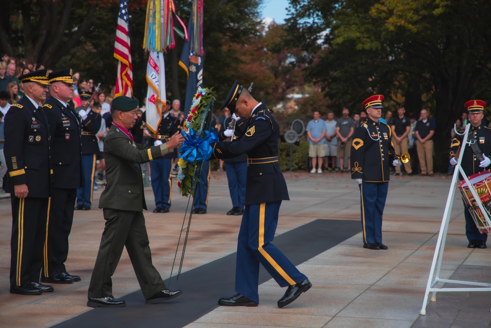 Philippine Army Commanding General visits Arlington National Cemetery