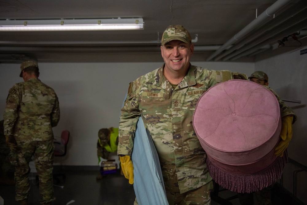 U.S. Air Force, Army show unified effort in KMC clean up